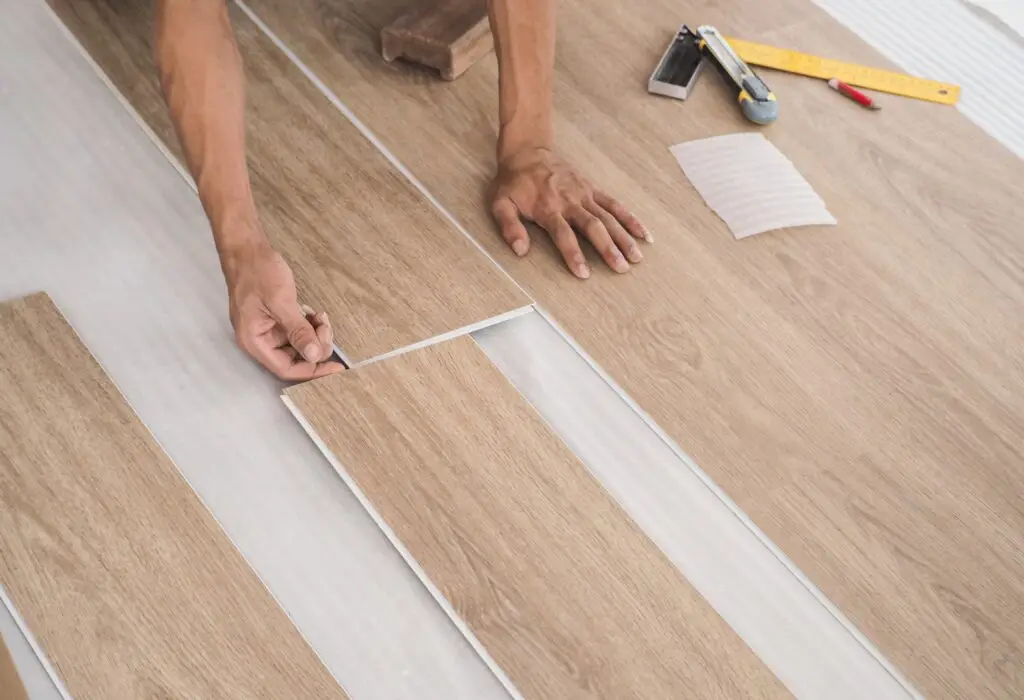 luxury vinyl flooring home installation